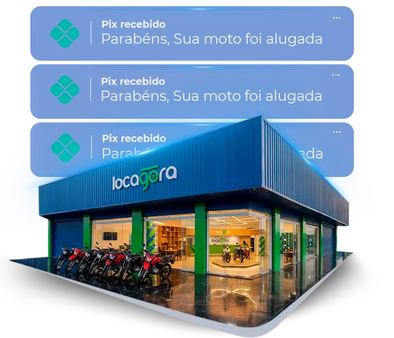 Moto da frota LocAgora